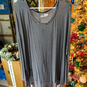 Abercrombie & Fitch oversized striped top